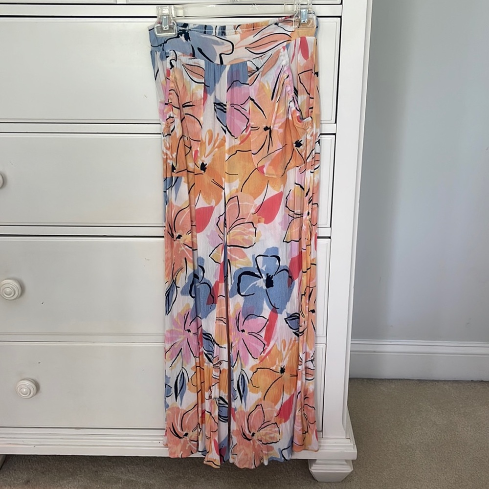 rip curl floral flowy pants